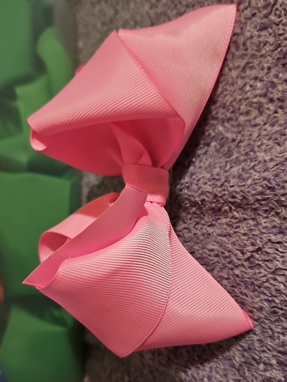 Pink Grosgrain Double Bow